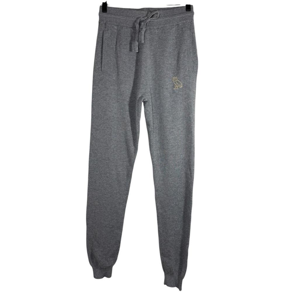 OVO Octobers Very Own Mens Heather Gray Knit Jogger Pants Size S